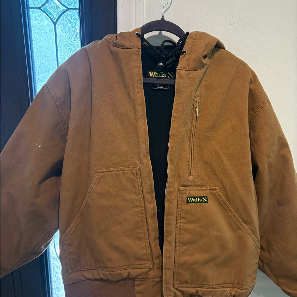 Walls Tan Hooded Performance Jacket for Men